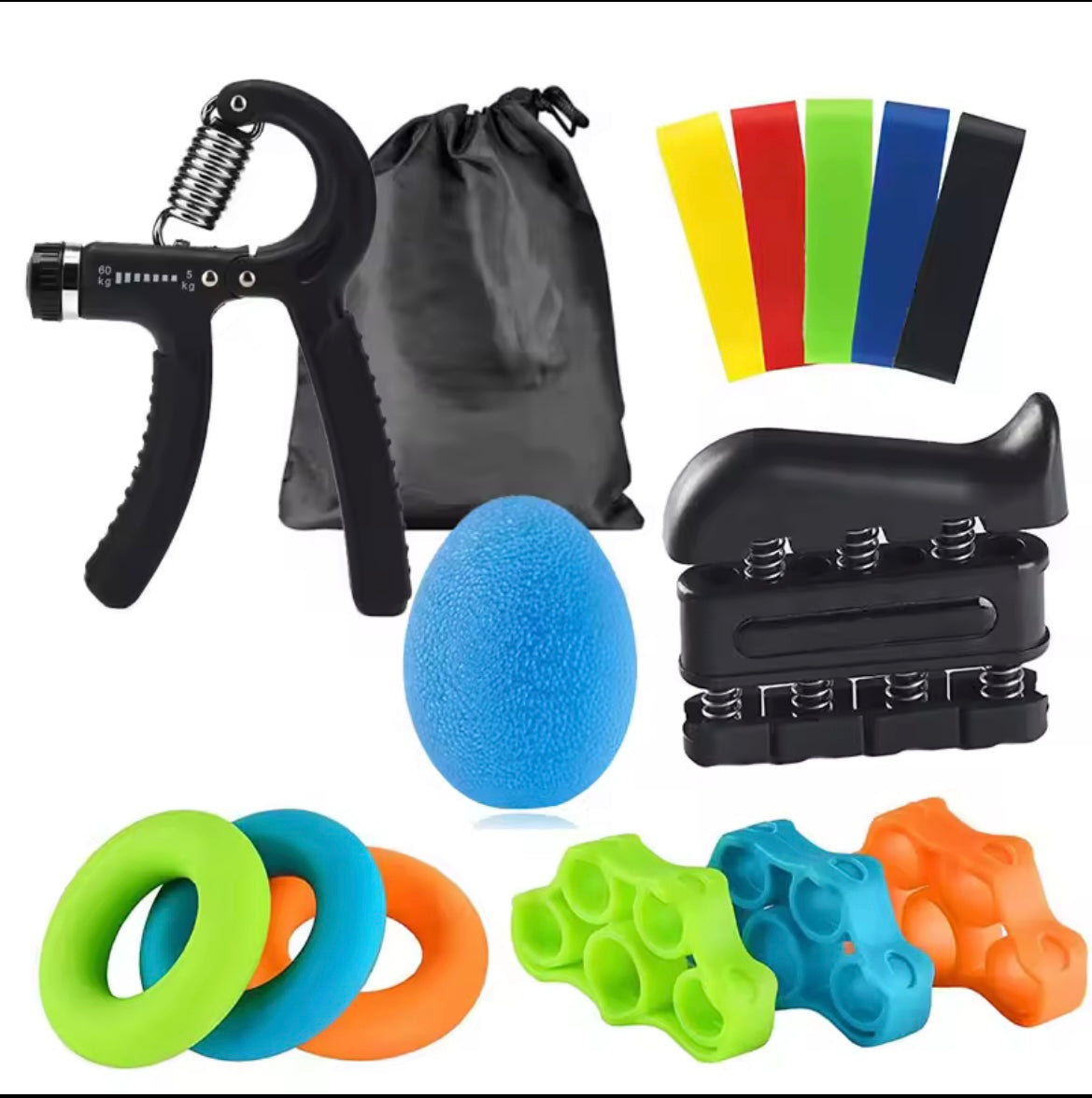 Ejercitador de Mano, Muñeca y Antebrazo – Hand Grip x6