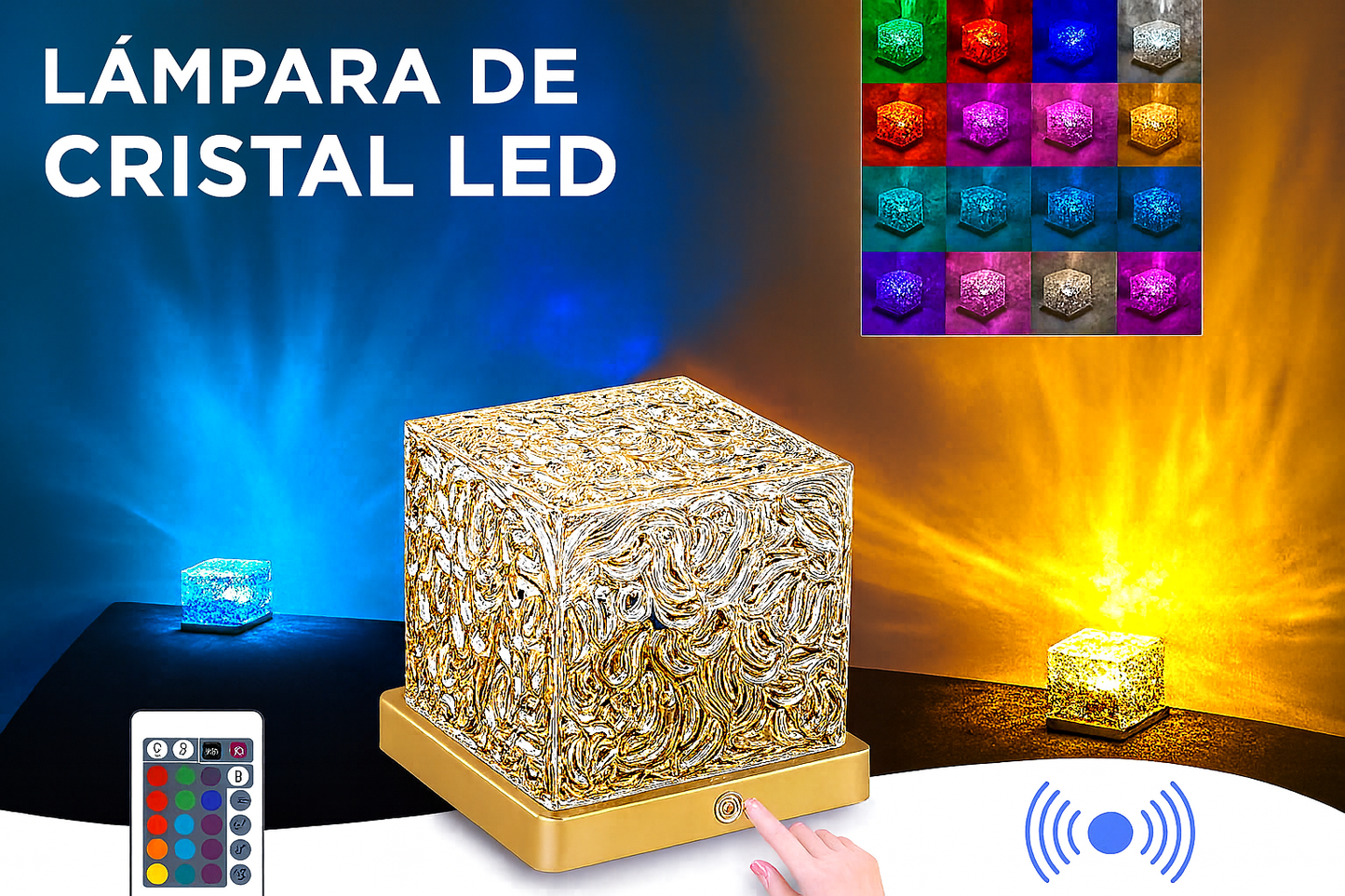 Lámpara Aurora 3D™ – Efecto Auroras